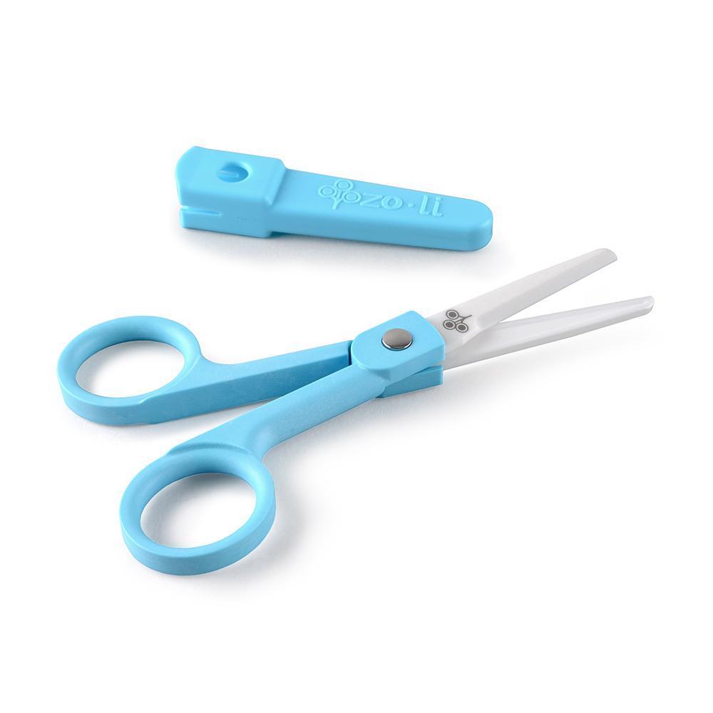 ZoLi SNIP Ceramic Food Scissors - Blue