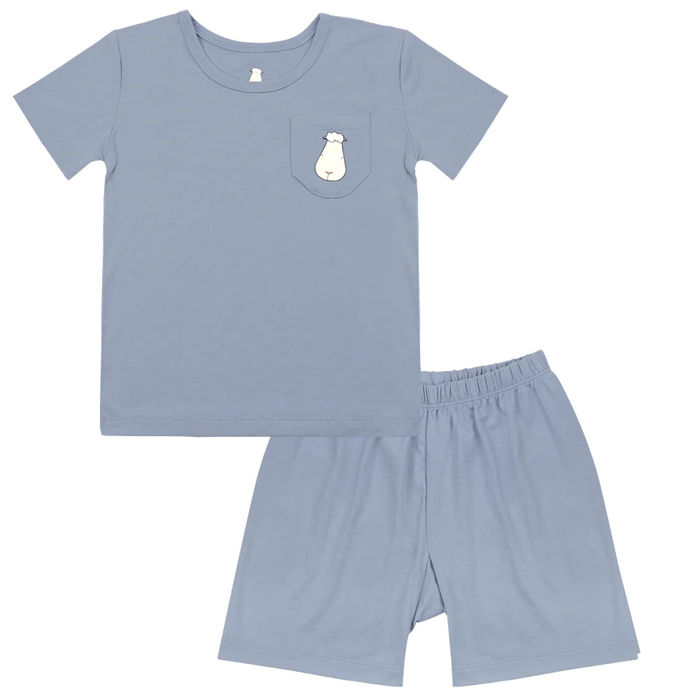Short Sleeve Shirt Ocean + Shorts Ocean