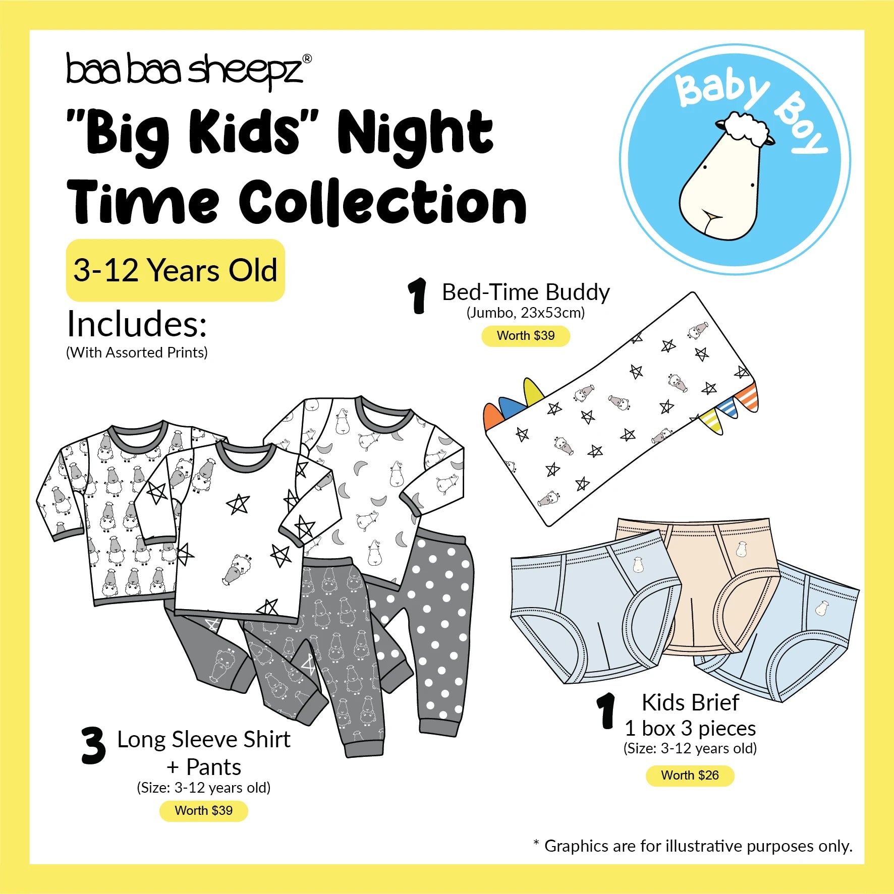 "Big Kids" Night Time Collection