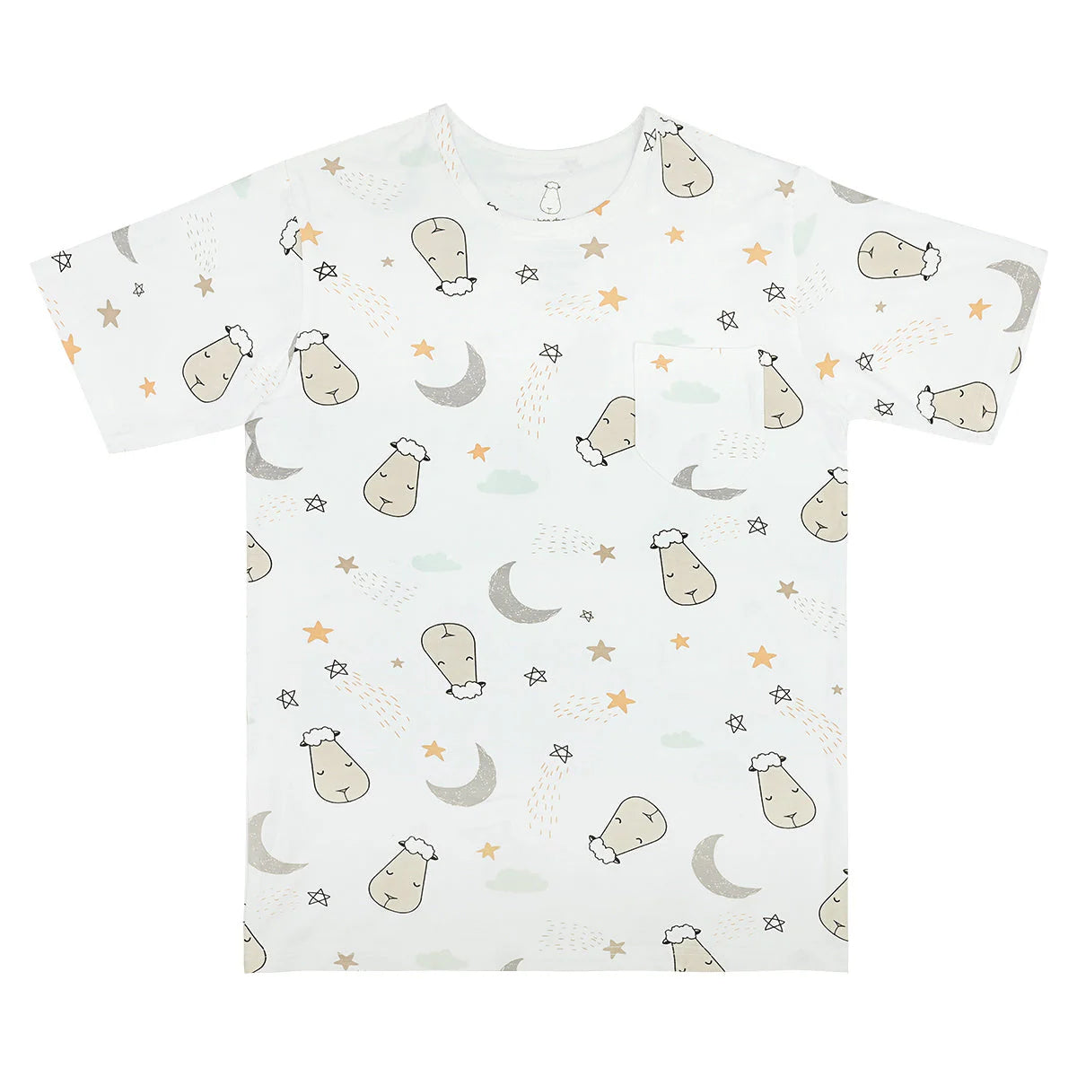 Unisex Short Sleeve T-Shirt Goodnight Baa Baa White