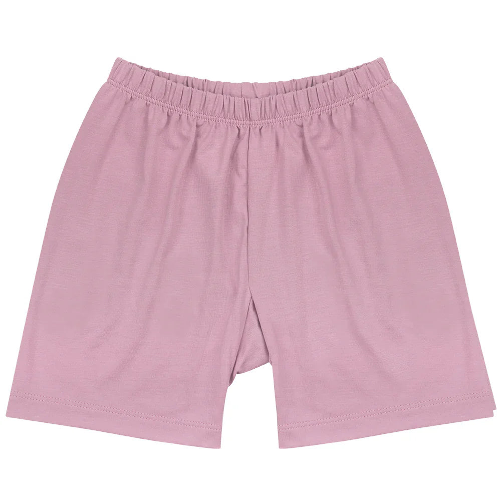 Short Sleeve Shirt Lavender + Shorts Lavender