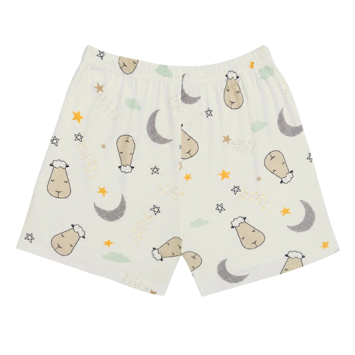 Women Short Goodnight Baa Baa White
