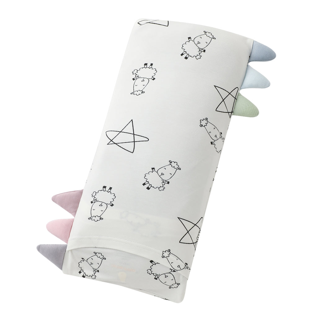 Bed-Time Buddy™ Cute Big Star & Sheepz White with Color tag - Jumbo (size 23x53cm)