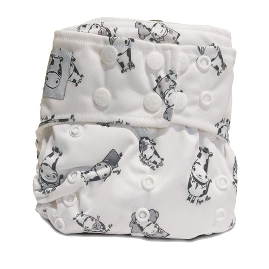 BAMBOO Cloth Diaper One Size Snap - Moo Family