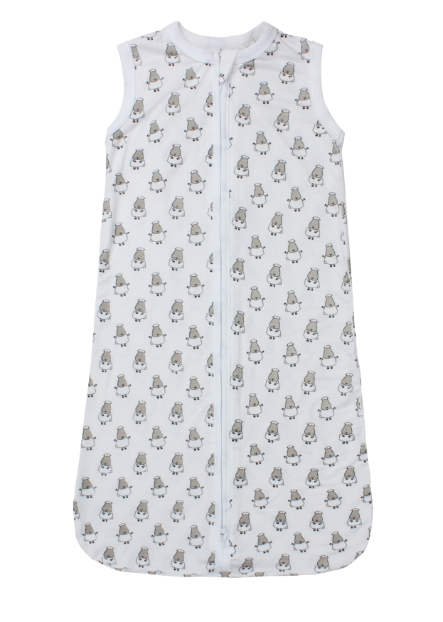 Wearable Blanket Zip White Small Sheepz