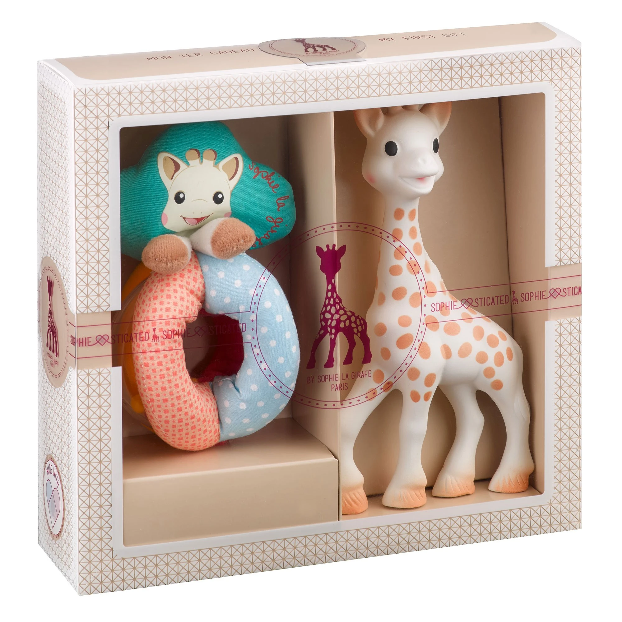 Sophie la girafe Sophiesticated Rattle Set