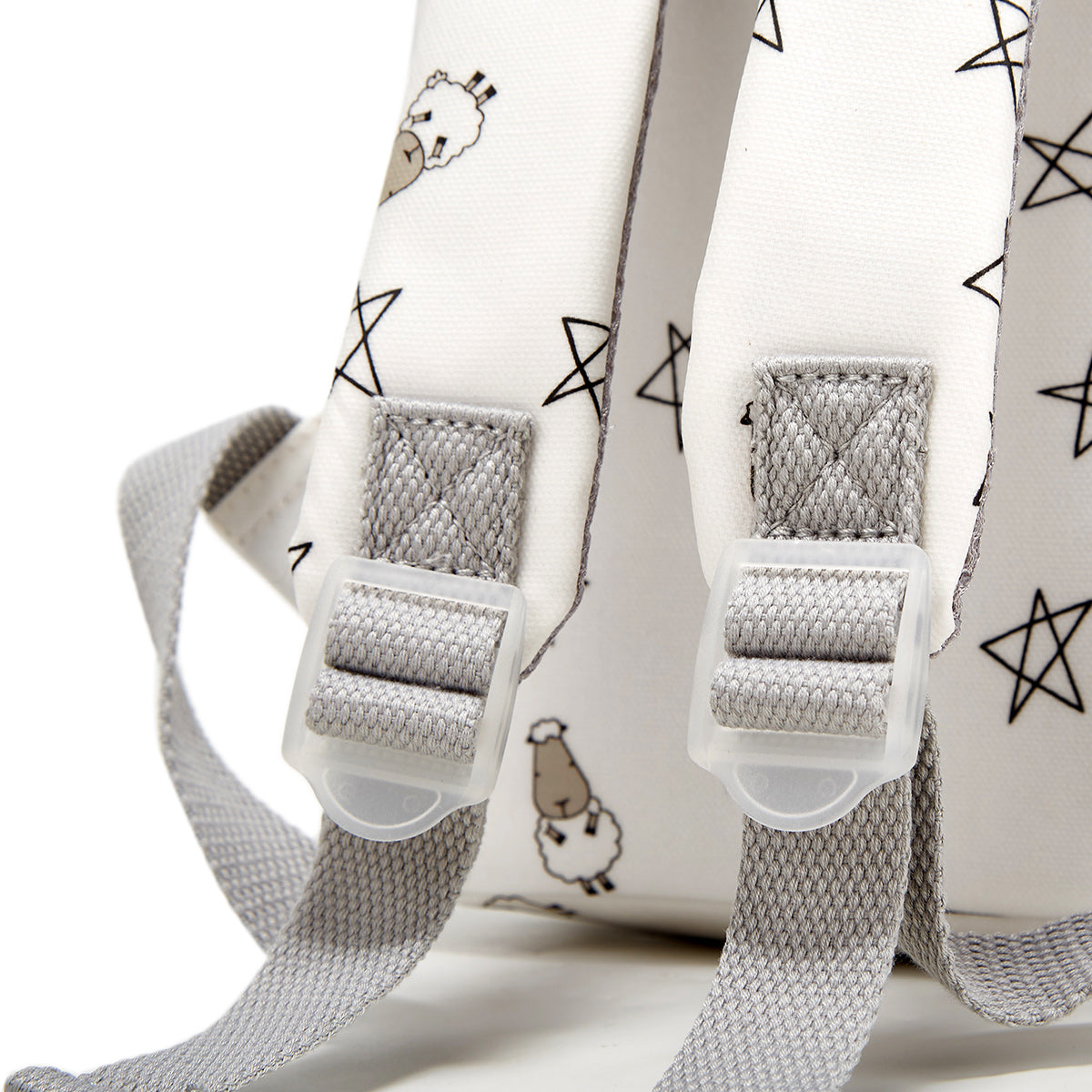 Baa Baa Sheepz Backpack Small Star & Sheepz White - Small