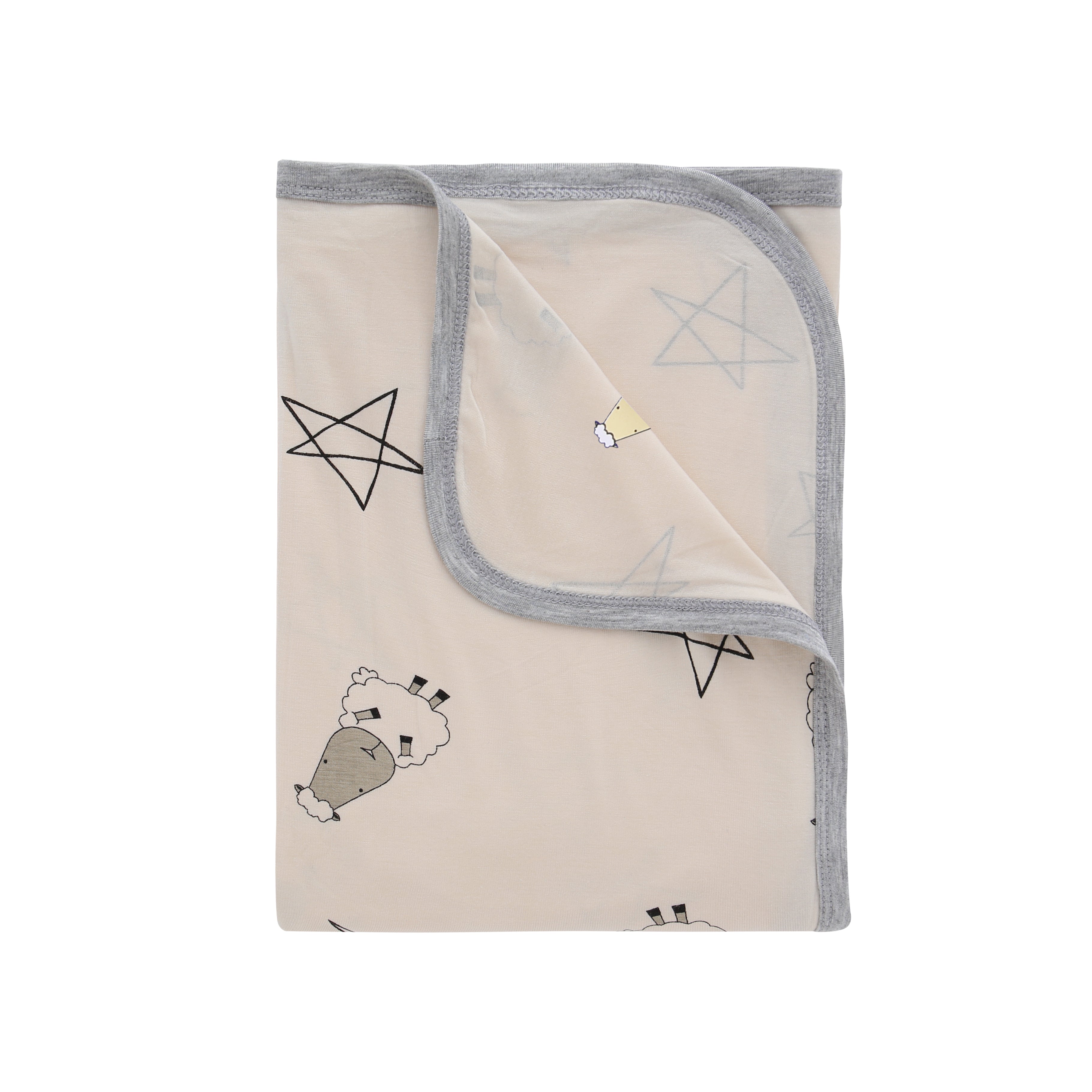 Single Layer Blanket Big Star & Sheepz Yellow - 4T