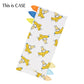 Bed-Time Buddy Case Yellow Plane White Color & Stripe tag - Medium