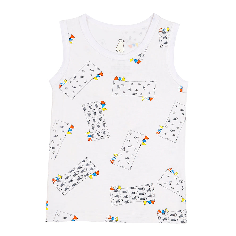 Sleeveless Shirt Buddy-Me Everywhere Milk