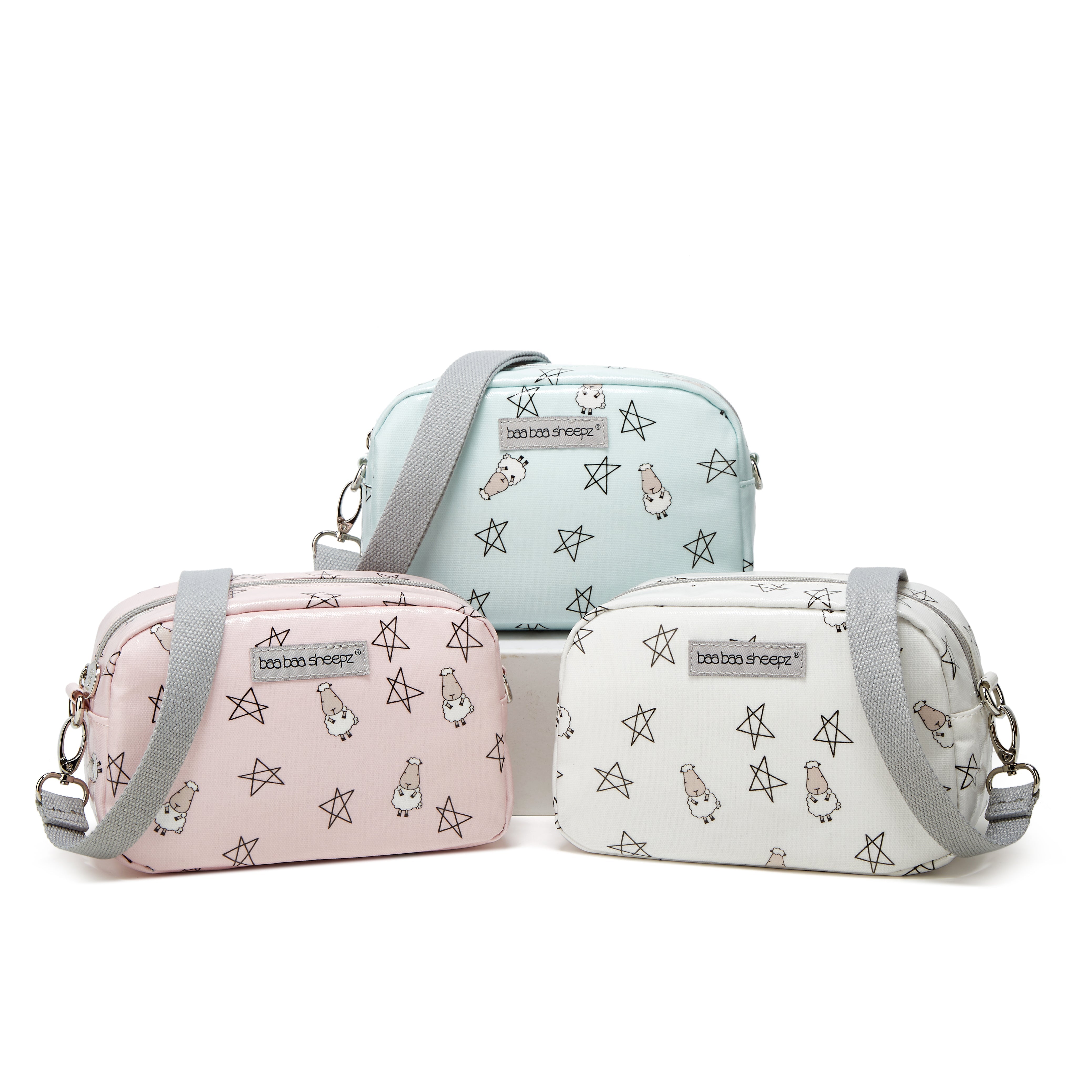 Baa Baa Sheepz Sling Bag Small Star & Sheepz Blue - Small