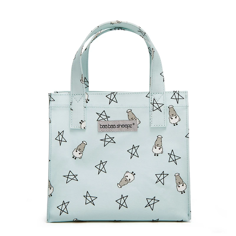 Baa Baa Sheepz Tote Bag Small Star & Sheepz Blue- Small