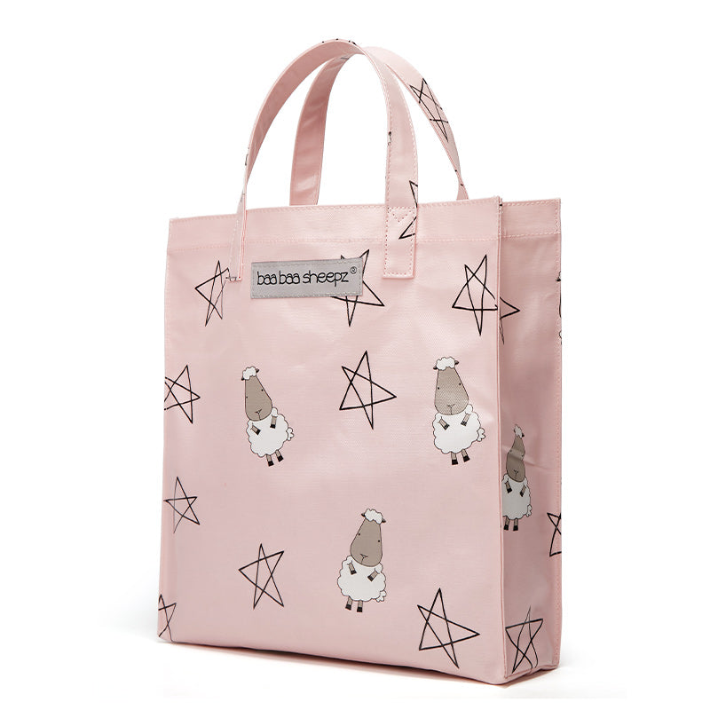 Baa Baa Sheepz Tote Bag Big Star & Sheepz Pink