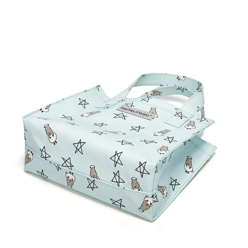 Baa Baa Sheepz Tote Bag Small Star & Sheepz Blue- Small