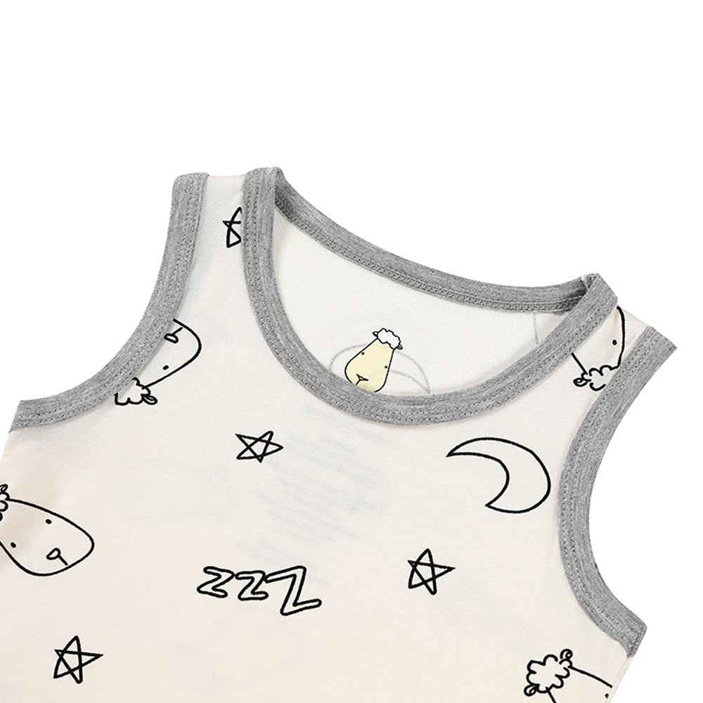 Sleeveless Shirt Sweet Dreams Baa Baa Yellow