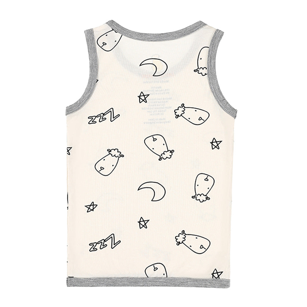 Sleeveless Shirt Sweet Dreams Baa Baa Yellow