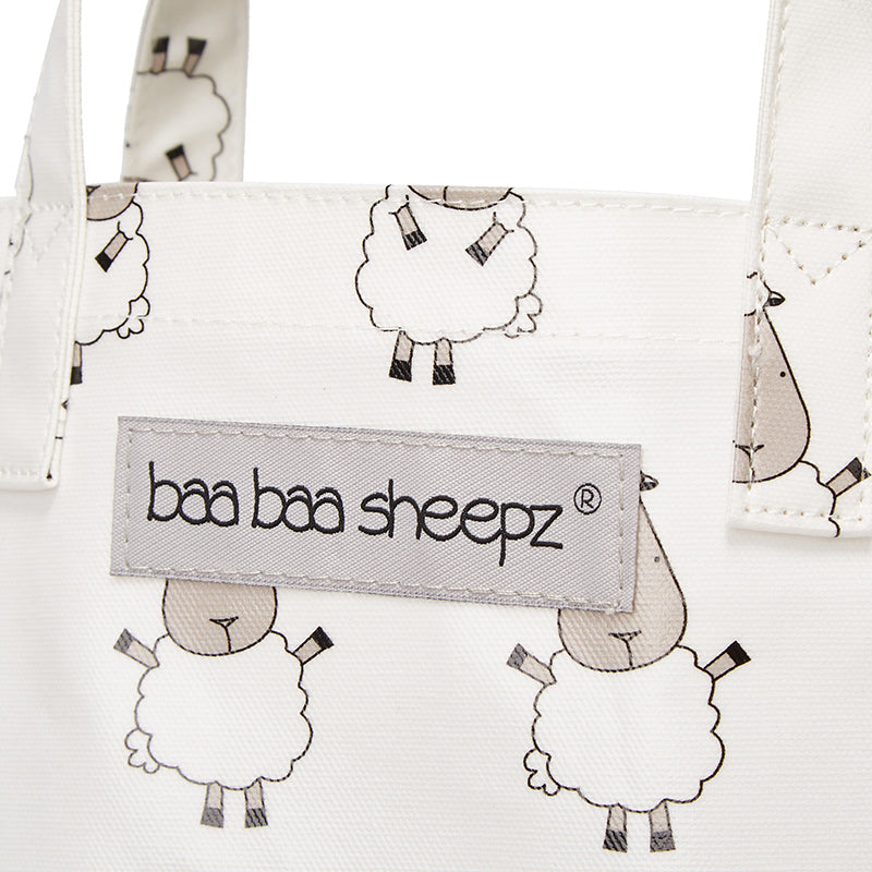Baa Baa Sheepz Tote Bag Big Sheepz White