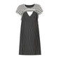 DooDooMooky Maternity & Nursing Dress Black & White Stripe