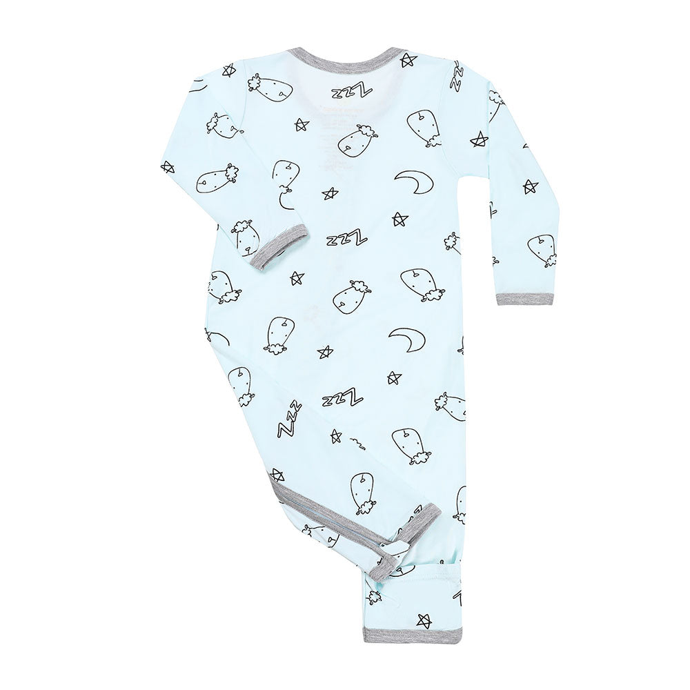 Romper Zip Sweet Dreams Baa Baa Blue