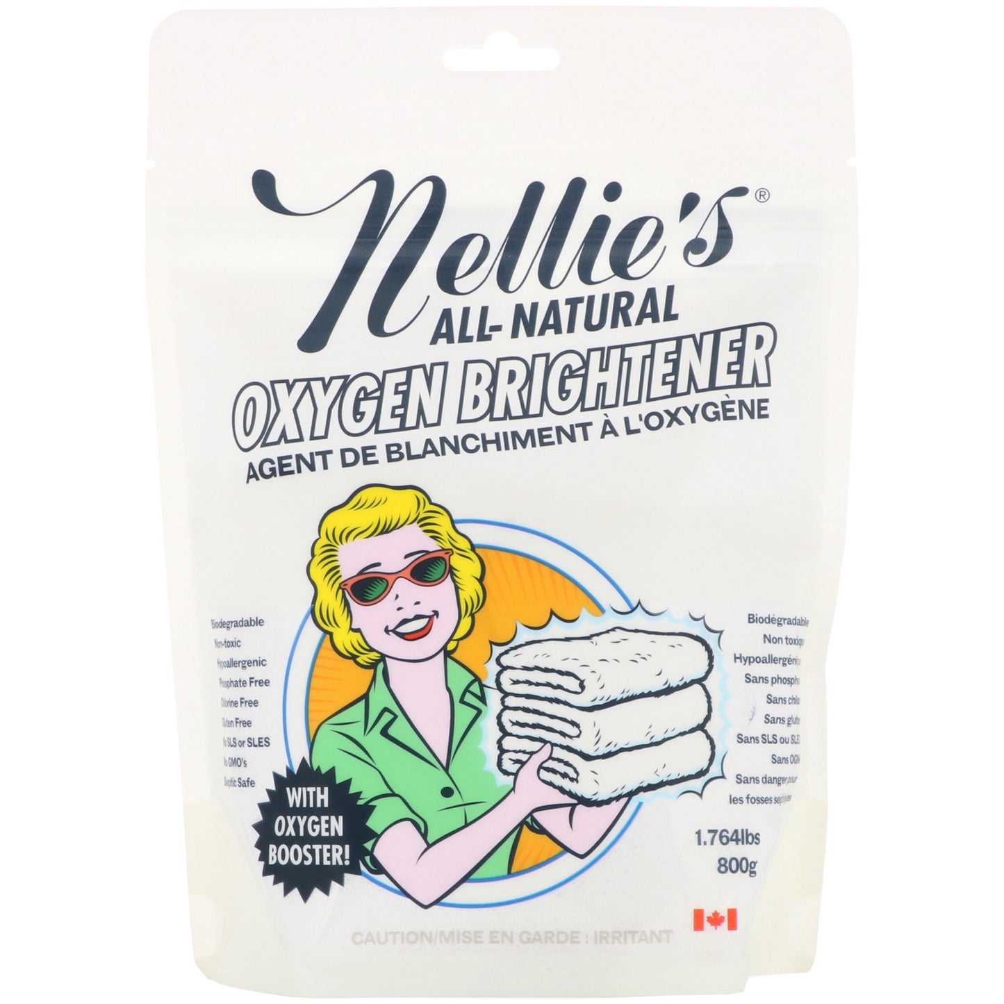Nellie's All-Natural Oxygen Brightener (50 Scoops)