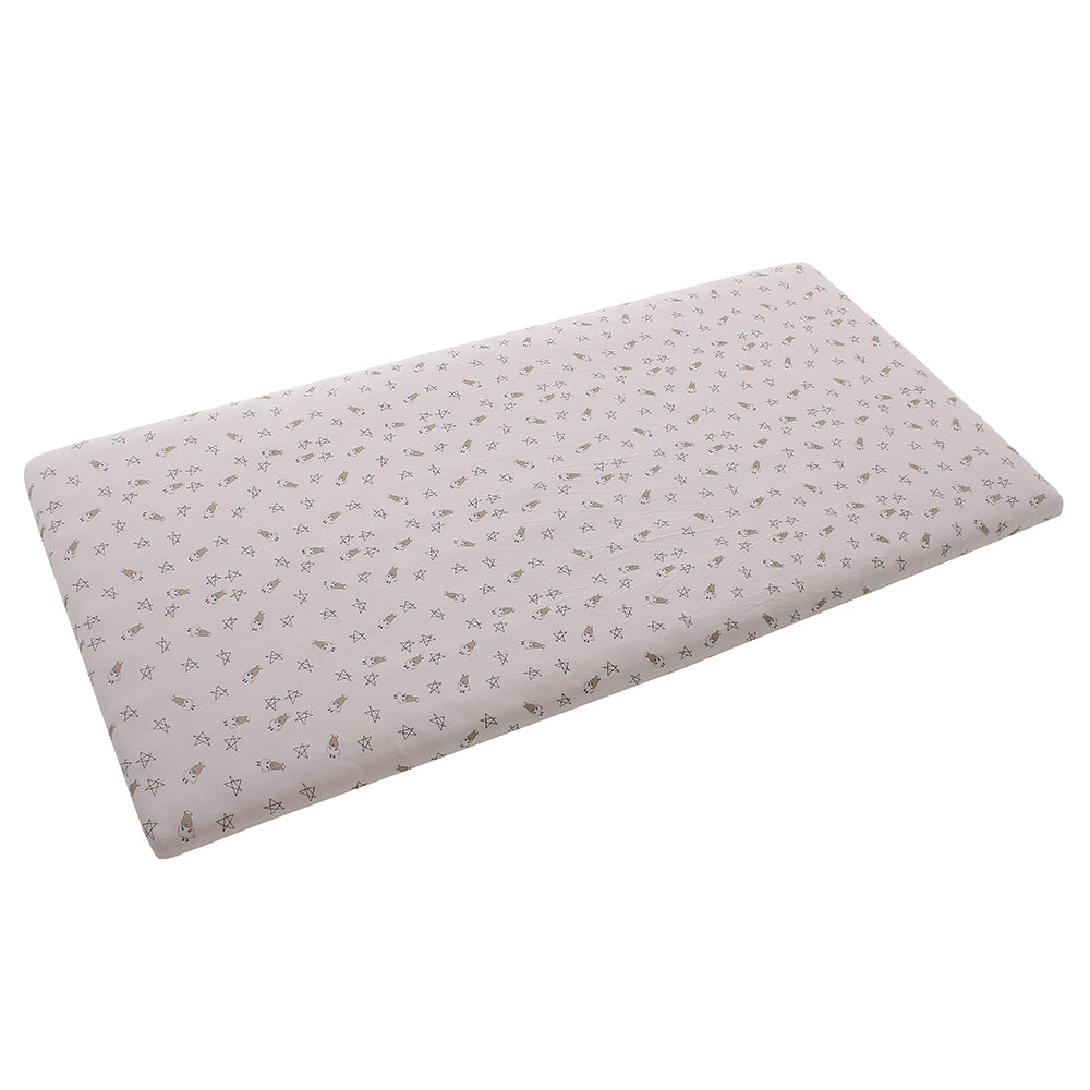 Mattress Sheet Pink Small Star & Sheepz