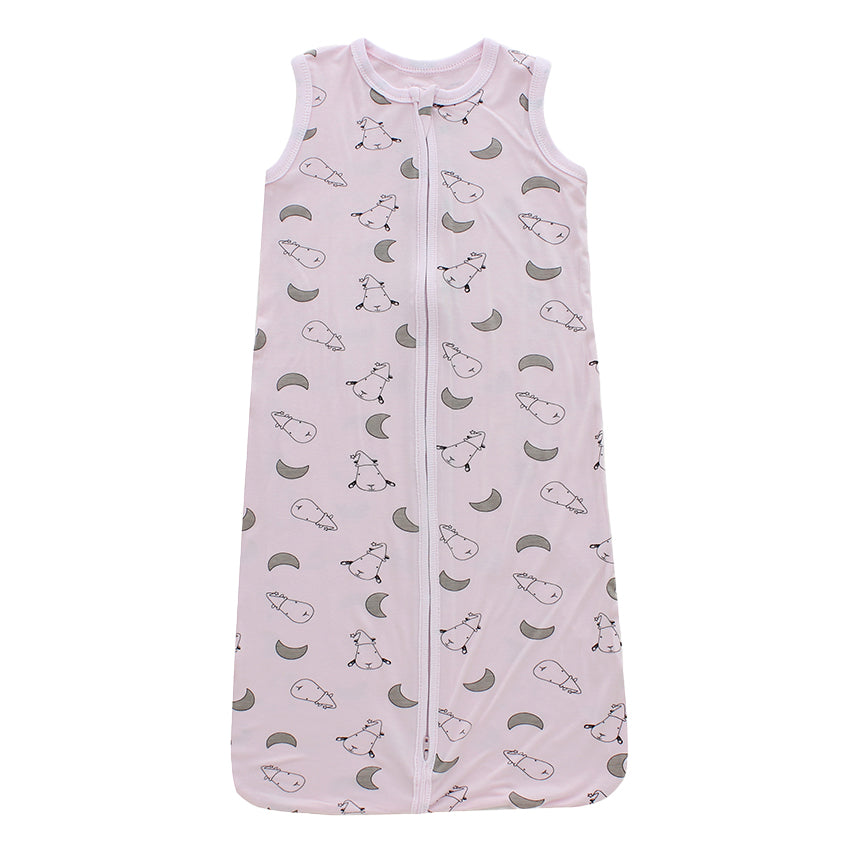 Wearable Blanket Zip Small Moon & Sheepz Pink