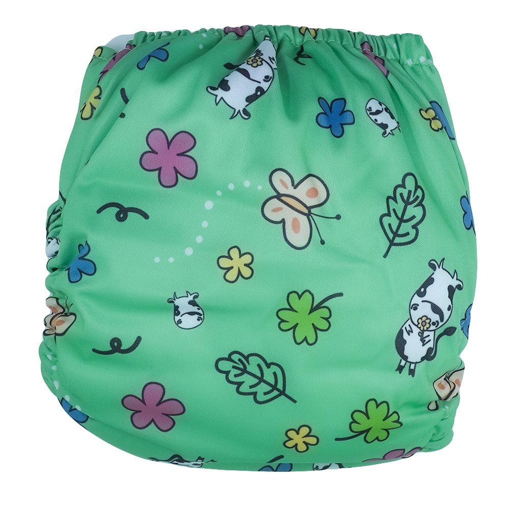 Cloth Diaper One Size Aplix - Spring