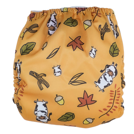 Cloth Diaper One Size Aplix - Autumn