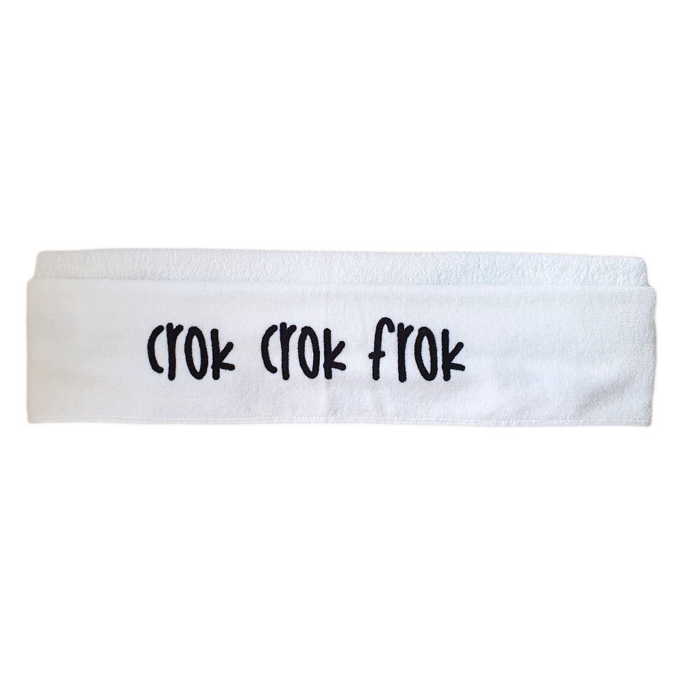 CrokCrokFrok Bath Towel Crok Family - White - Small