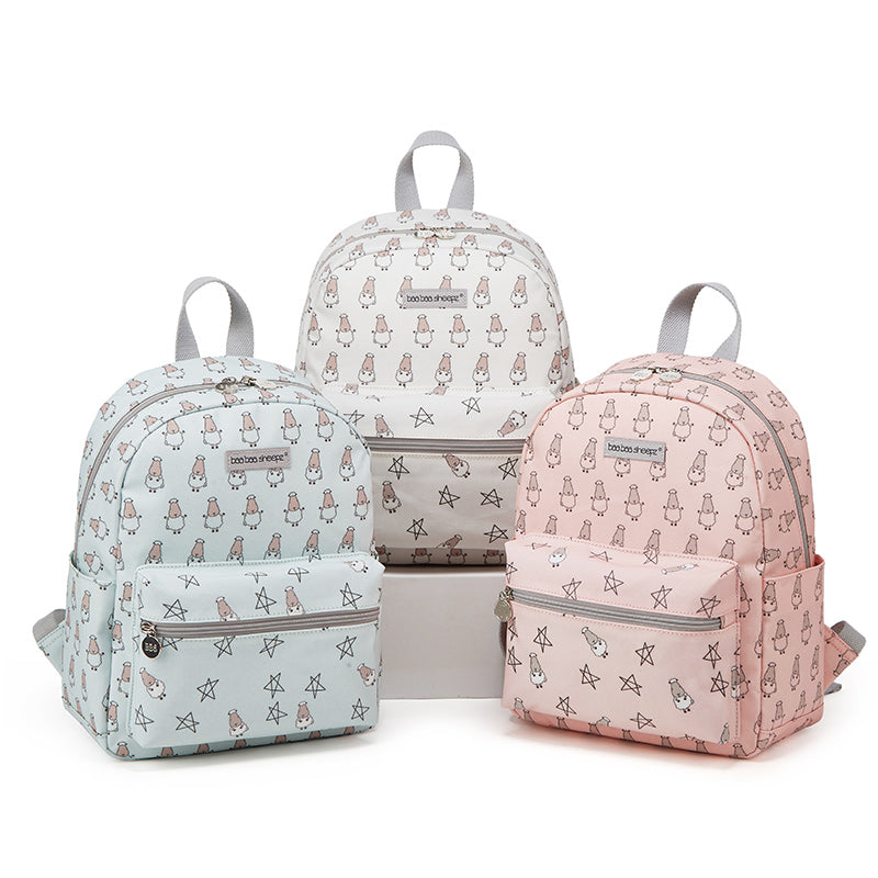 Baa Baa Sheepz Backpack 001 White - Medium