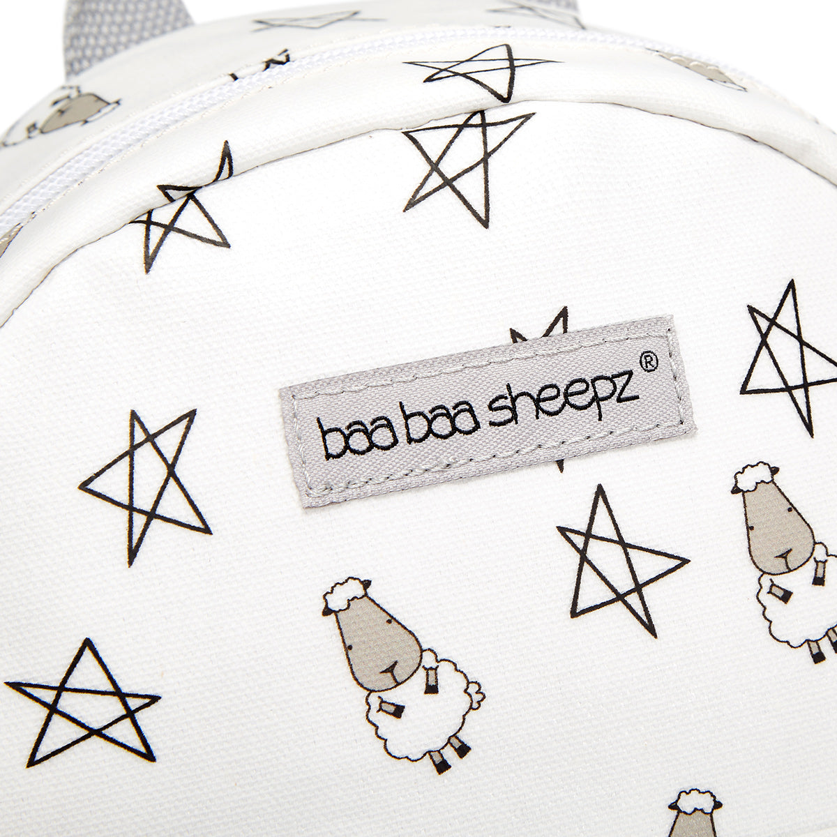 Baa Baa Sheepz Backpack Small Star & Sheepz White - Small