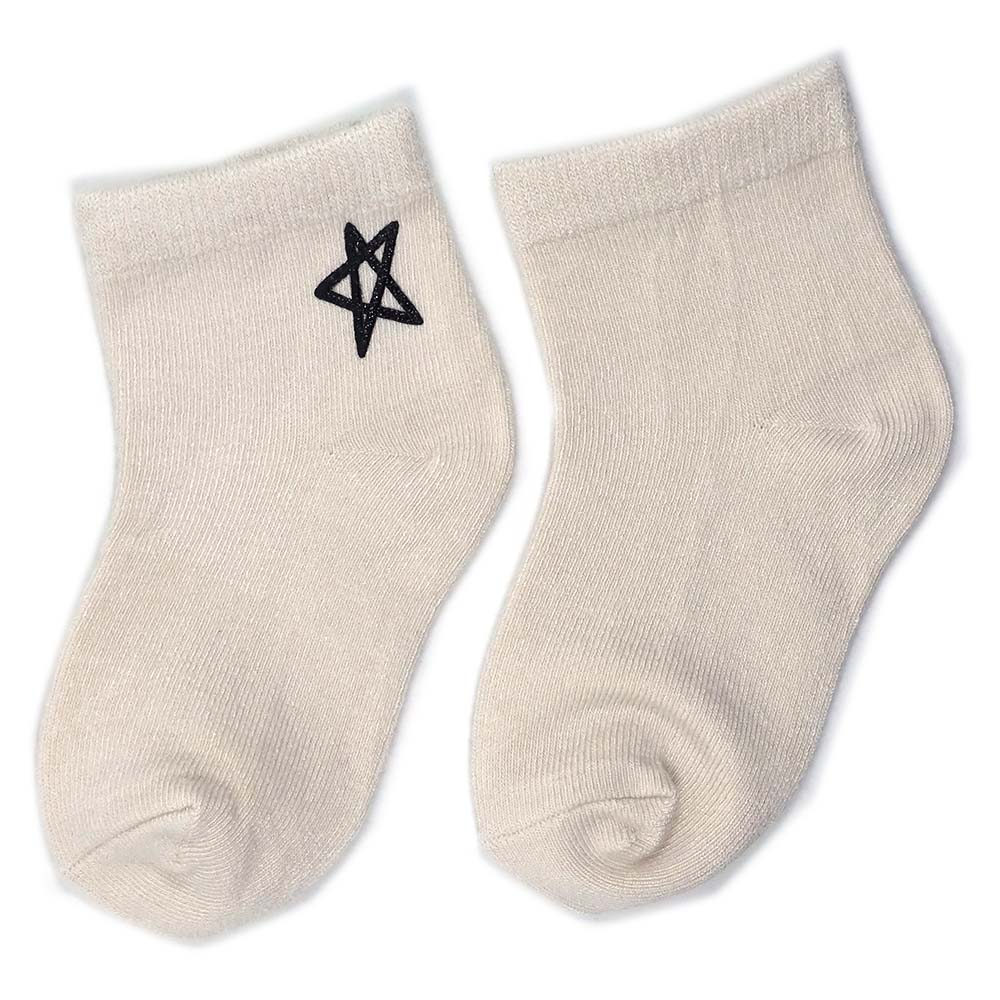 Socks A002-A Yellow 1 pair