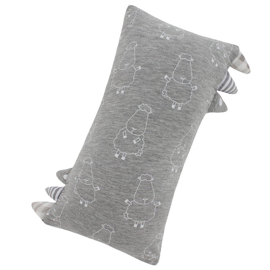 Bed-Time Buddy Big Sheepz Grey with Stripe, Polka Dot & Checkers tag Grey - Medium