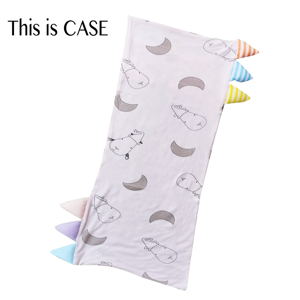 Bed-Time Buddy™ Case Big Moon & Sheepz Pink with Color & Stripe tag - Jumbo