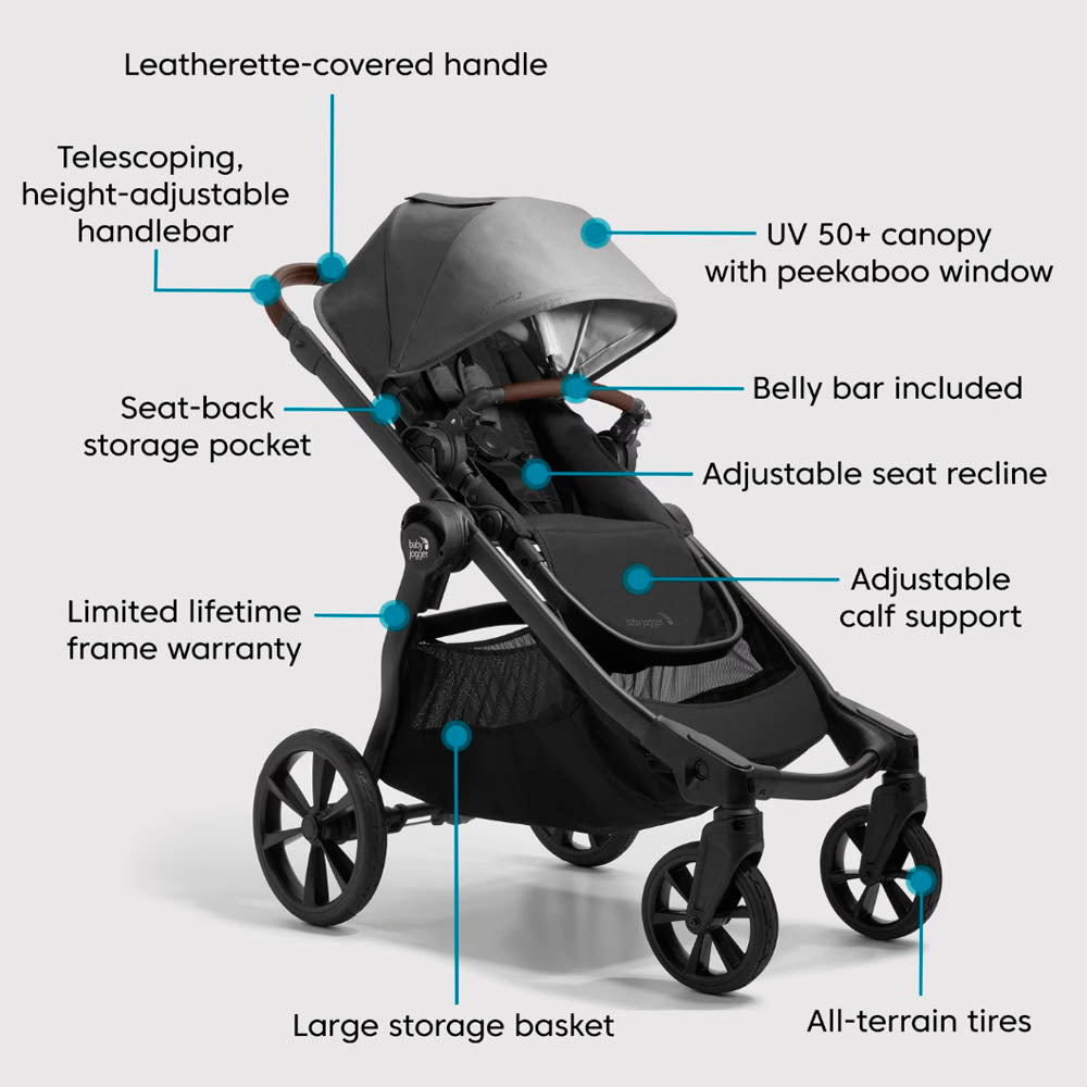 Baby Jogger City Select® 2 Stroller - Harbor Grey