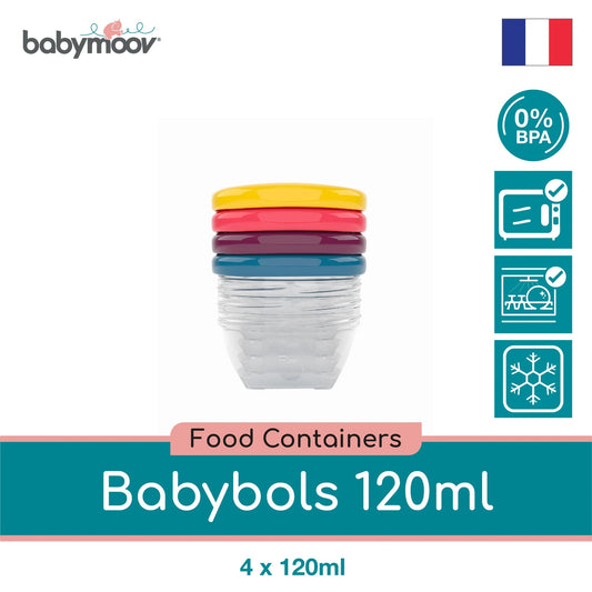 Babymoov Babybols Food Storage (4 x 120mL)