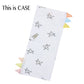 Bed-Time Buddy™ Case Big Star & Sheepz White with Color & Stripe tag - Medium