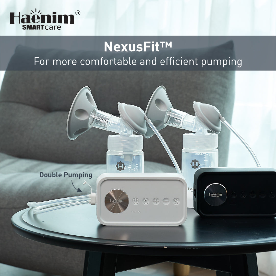 Haenim NexusFit™ 7V+ Portable Electric Breast Pump - Black Gold