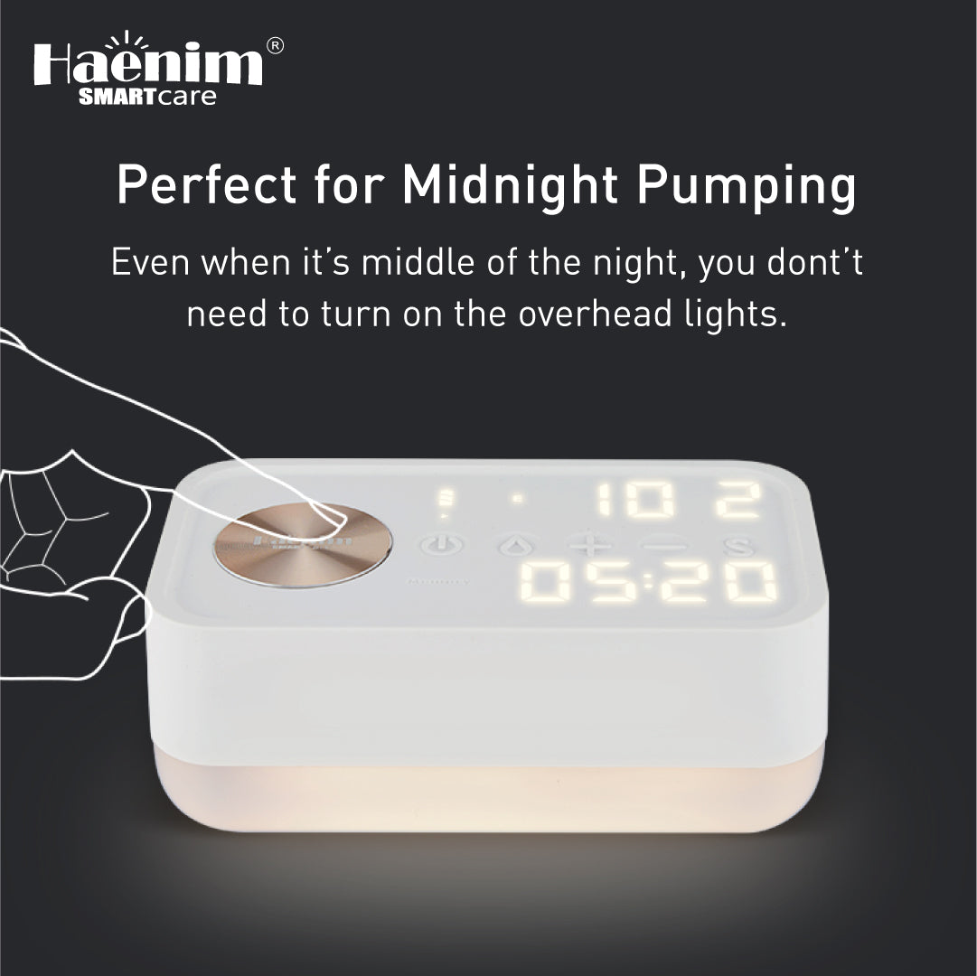 Haenim NexusFit™ 7V+ Portable Electric Breast Pump - White Gold