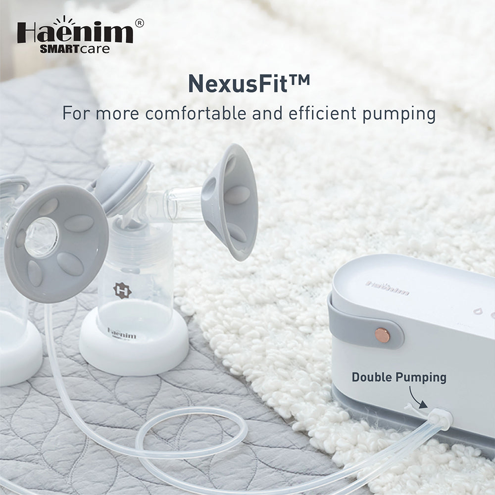 Haenim NexusFit™ 7X Handy Electric Breast Pump - Silver Grey