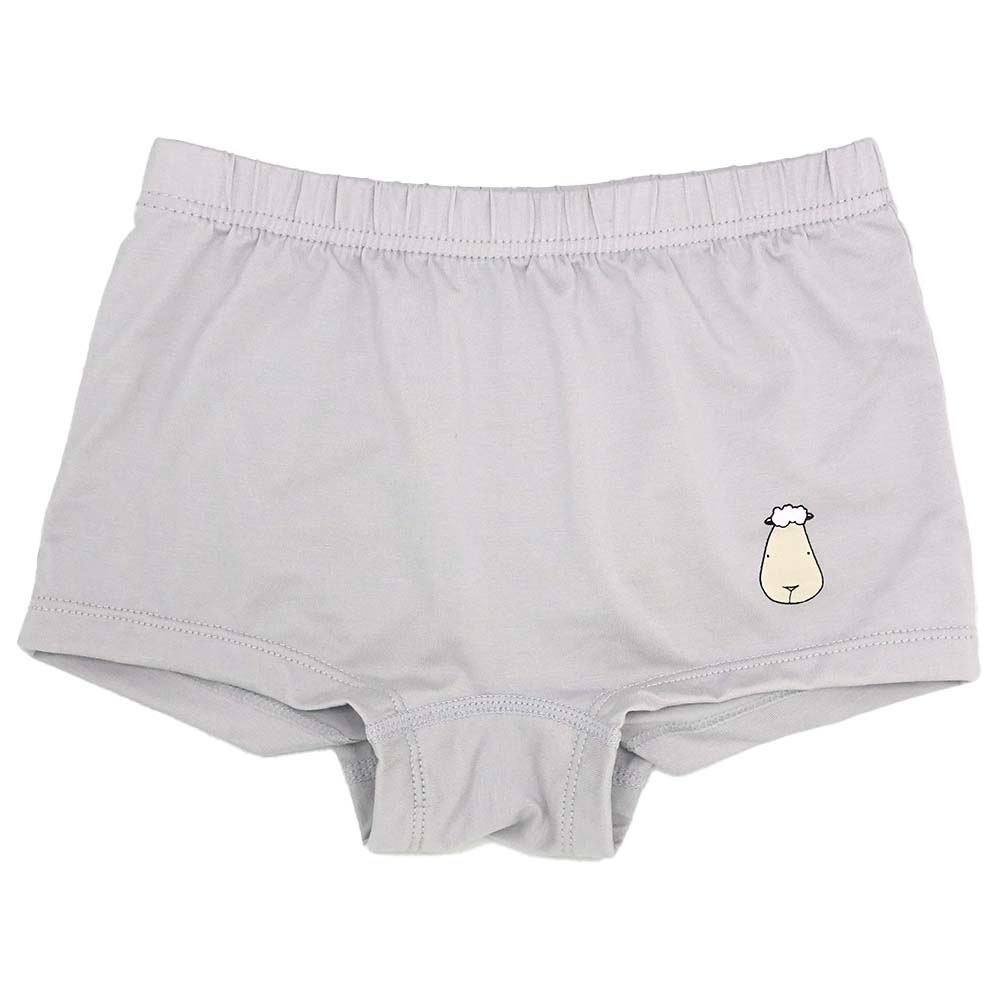 Girls Boxer A Light Grey-M