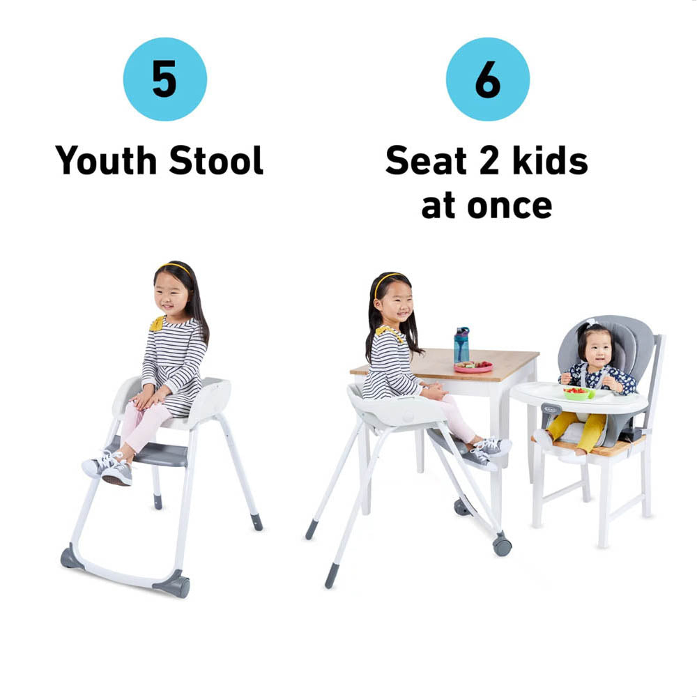 Graco Made2Grow 6-in-1 Highchair - Monty (Online Exclusive)
