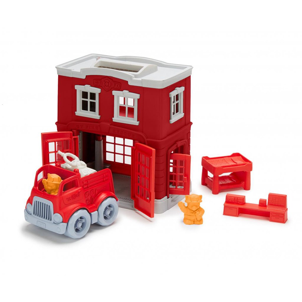 Green Toys Fire Station Playset