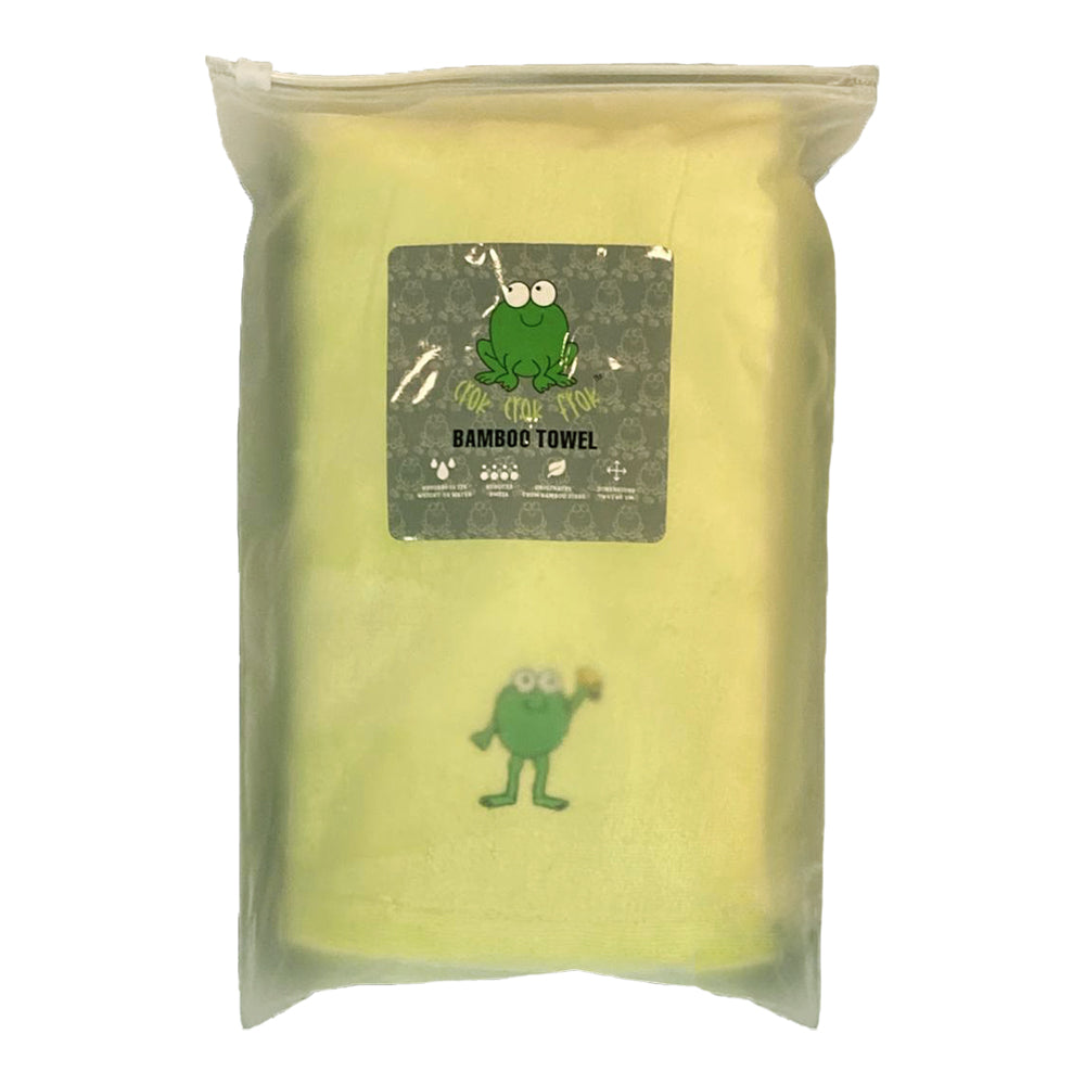 CrokCrokFrok Bamboo Towel for Kids & Adult - Apple Green - Large