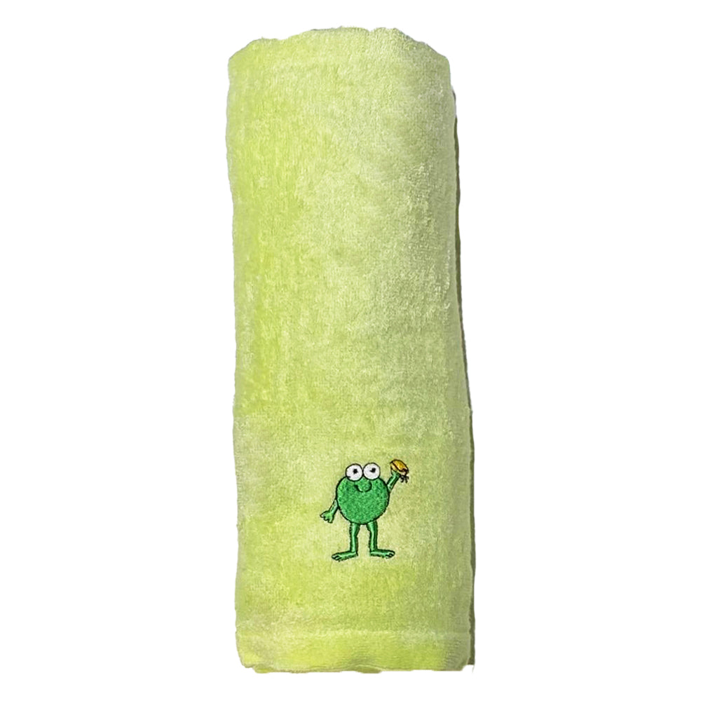 CrokCrokFrok Bamboo Towel for Kids & Adult - Apple Green - Large