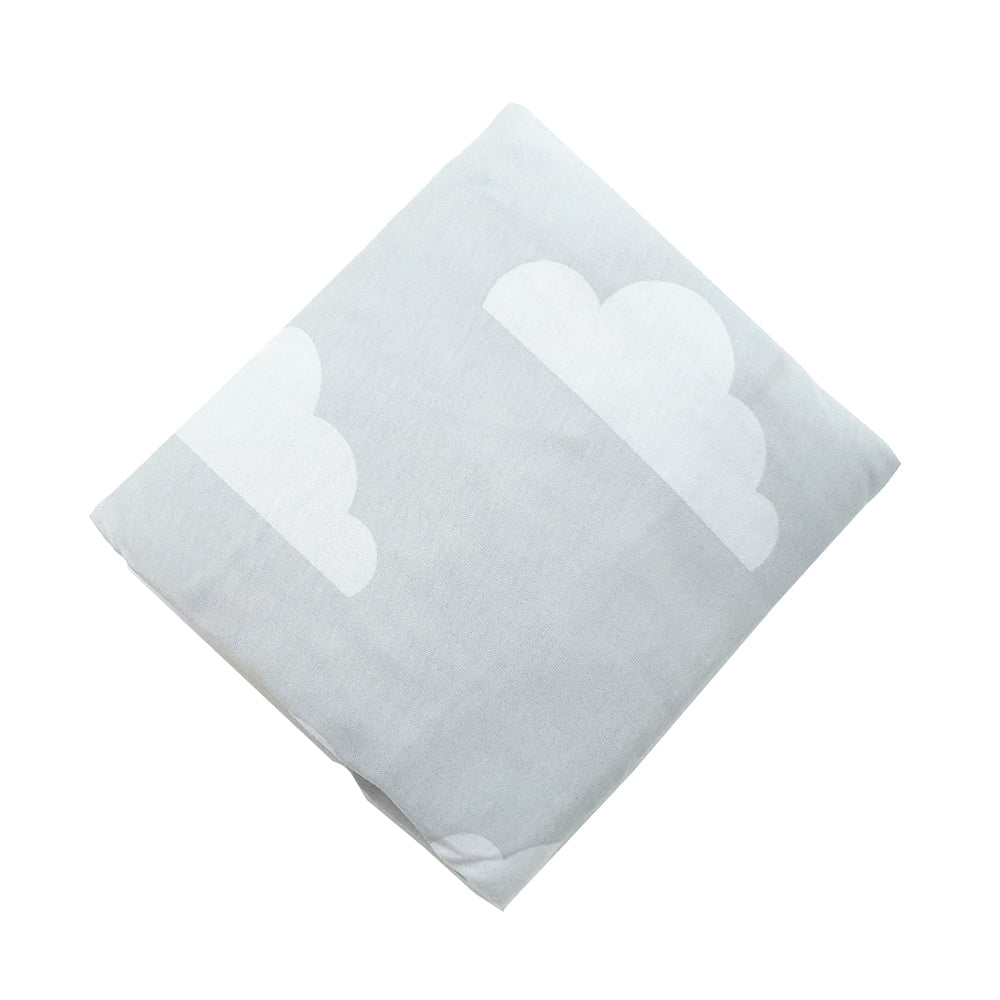 Happy Cot 100% Cotton Fitted Sheet - Clouds