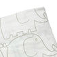 Happy Cot 100% Cotton Fitted Sheet - Elephant