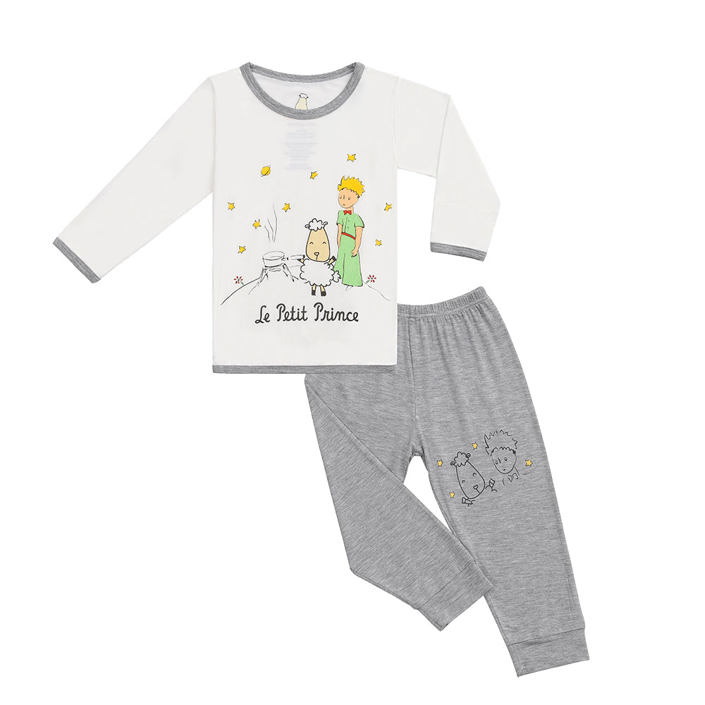 Pyjamas Set D02 White + D02 Grey