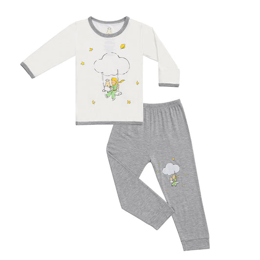 Pyjamas Set D01 White + D01 Grey