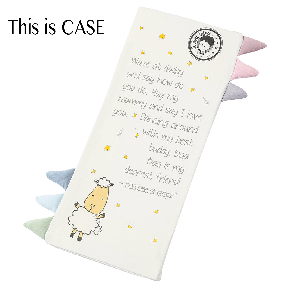 Bed-Time Buddy Case D07 White with Color tag - Medium
